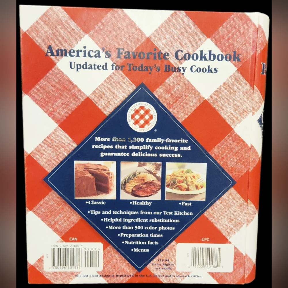 1996 Better Homes and Gardens New Cook Book 11th Edition Vintage 5 Ring Binder - Picture 2 of 4